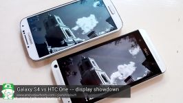 Galaxy S4 vs HTC One Display Comparison