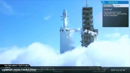 ویدیوی اولین پرتاب راکت SpaceX Falcon Heavy