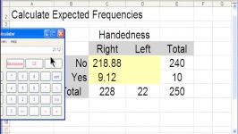 2 by 2 Table  Step by Step Example part 2