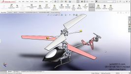 آموزش نرم افزار solidworks طراحی بالگرد سالیدورک