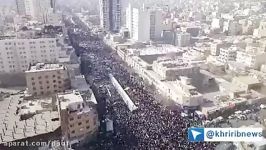 تصاویر هوایی راهپیمایی باشکوه 22 بهمن ۹۶ مشهد