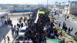 راهپیمایی باشکوه مردم اشکنان در یوم الله22 بهمن96