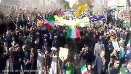 حضور حماسی مردم ومسئولین در راهپیمایی شکوه ۲۲ بهمن