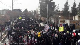 حضور شیرزنان جاجرمی در راهپیمایی 22 بهمن شهرستان جاجرم