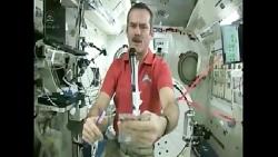 فیلم جالب مشکلات مسواک زدن فضانوردان در فضا