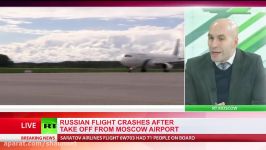 Russian plane with 71 on board crashes in Moscow region – source