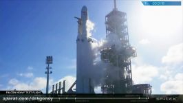 SpaceX Falcon Heavy launchموشك سنگین فالكون