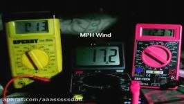 Voltage check on a treadmill motor wind generator