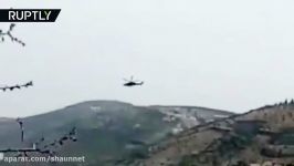 RAW Footage reportedly shows moment Turkish helicopter crashes amid Afrin operation