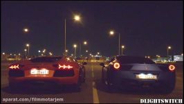 ریس دیدنی Ferrari 458 Lamborghini Aventador