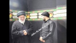 دیدار کربلایی حمید علیمی آیت الله شاهرودی