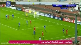 گل اول پرسپولیس به نسف قارشی توسط گادوین منشا