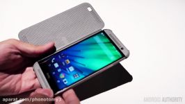 HTC One M8 Dot View Case Hands On