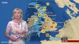 Carol Kirkwood  Busty Pink Floral Dress