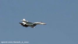 نمایشگاه هوایی دبی پرواز نمایشی سوخو 35 Sukhoi Su