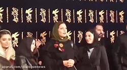 فتوکال عوامل فیلم خجالت نکش در جشنواره فجر