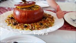 کدو تنبل سرخ شده بریانی Best Biryani Stuffed Pumpk