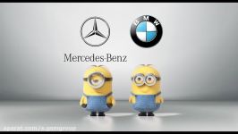 دعوای همیشگی BENZ Vs BMW در قالب مینیون ها