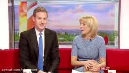 Louise Minchin  Blue Dress News Flash