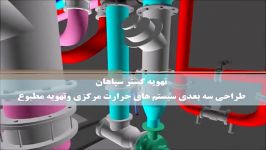 طراحی سه بعدی موتور خانهشماره 3 تهویه گستر سپاهان