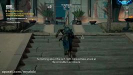 Assassins Creed Origins Saving the Gigant Crocodile  Sobeks Tears Maxed Out Settings