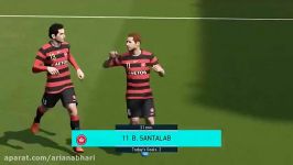 Pes 2018  گیم پلی  وسترن سیدنی واندرز استقلال تهران