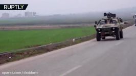 ورود صدها تانک زره پوش ارتش ترکیه به جنوب حلب