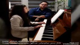 پیانو قطعه الهه ناز توسط هنرجوی عباس عبداللهی