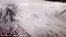 فیلم هواپیمای سقوط کرده تهران یاسوج در اطراف کوه دنا