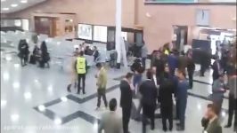 تجمع خانواده مسافران پرواز تهران در فرودگاه یاسوج