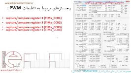 شرح رجیسترهای PWM  قسمتی فیلم رجیستری مقدماتی STM32