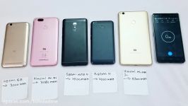 MiA1 VS Redmi Note 4 VS Redmi 4 VS Redmi 5A VS Mi Max 2  Battery Discharging Test