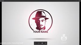 آموزش طراحی لوگو عکس شخصی در فتوشاپ