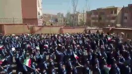 ایران سرزمین آسمانی باصدای کسری امیرکهبد کاویانی همراه گروه سرود دبستان ایث
