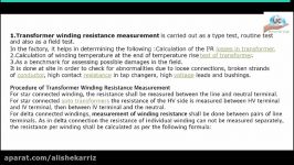 Transformer Winding Resistance Measurement  universal clab