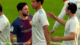 FIFA 18  Real Madrid vs FC Barcelona Full Match  PS4 Pro 1080p 60fps