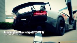 صدای اگزوز لامبورگینی Lamborghini Murcielago LP670