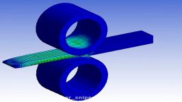 Simulation of rolling process with ANSYS Workbench