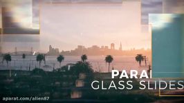 After Effects Template Parallax Glass Slides