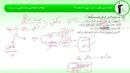 حل آزمون 6 اسفند 95 قلمچی سوالات 141 تا 145 رشته تجربی