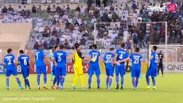 کار غیراخلاقی بازیکنان الهلال در ابتدای دیداربا استقلال