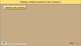 Class 11 Physics  Thermal Stress And Specific Heat Capacity Video