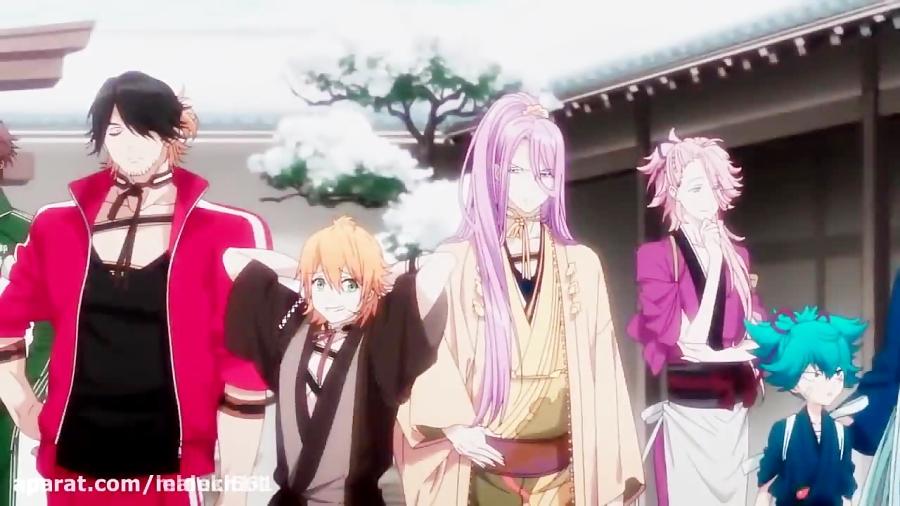 ای ام وی زیبا انیمه touken ranbu hanamaru 