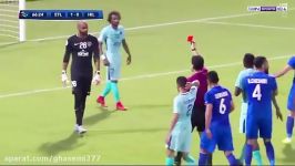 لحضه اخراج دربازبان الهلال عربستان در مقابل استقلال