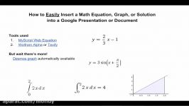 How to Easily Insert a Math Equation into a Google Presentation or Document