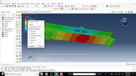 Abaqus modelling of a steel beam with wide flange I section part2 2