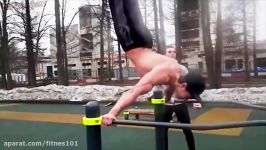 STREET WORKOUT RUSSIA  STRONG GUY Doing Impossible Things