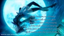 NIGHTCORE  The Sound of Silence Disturbed WITH LYRICS