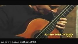 Sandro Torlontano classical guitar plays Maria by Francisco Tarrega