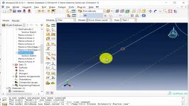 ABAQUS Tutorial  Explicit  Part 2. Stress Intensity Factor for Hollow Cylinder with Crack  6.13